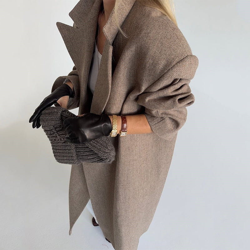 Damernas eleganta oversize trenchcoat Mirla-Eva Jonsson