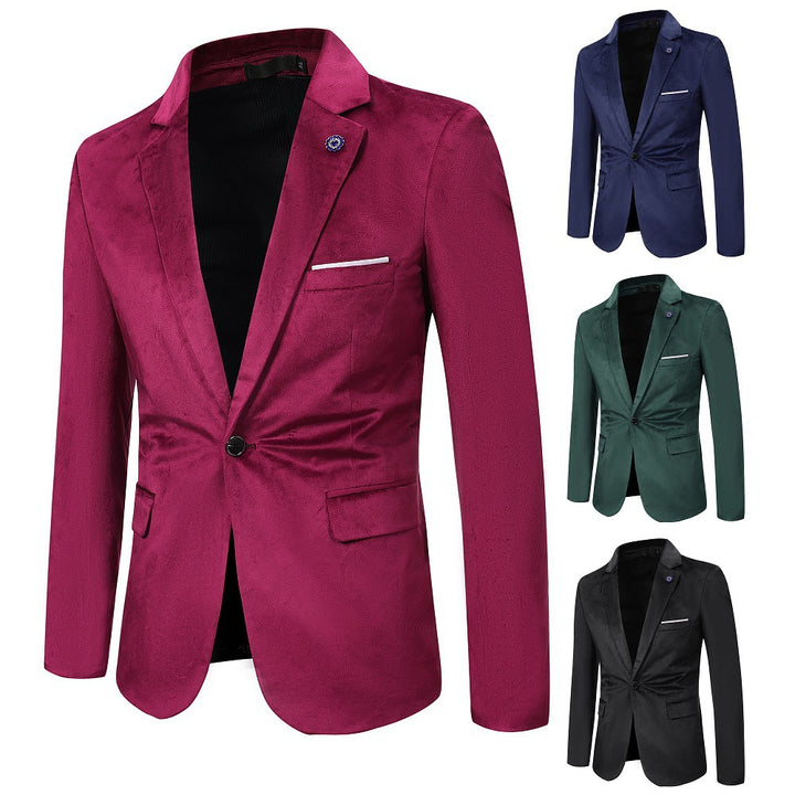 Damernas eleganta sammet Blazer med slim fit Mirla-Eva Jonsson