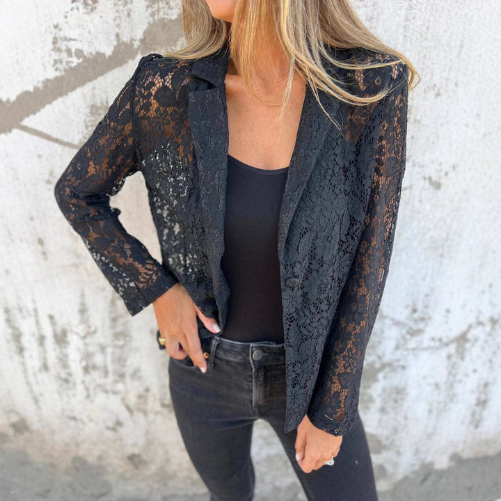 Damernas eleganta spetsblazer Mirla-Eva Jonsson