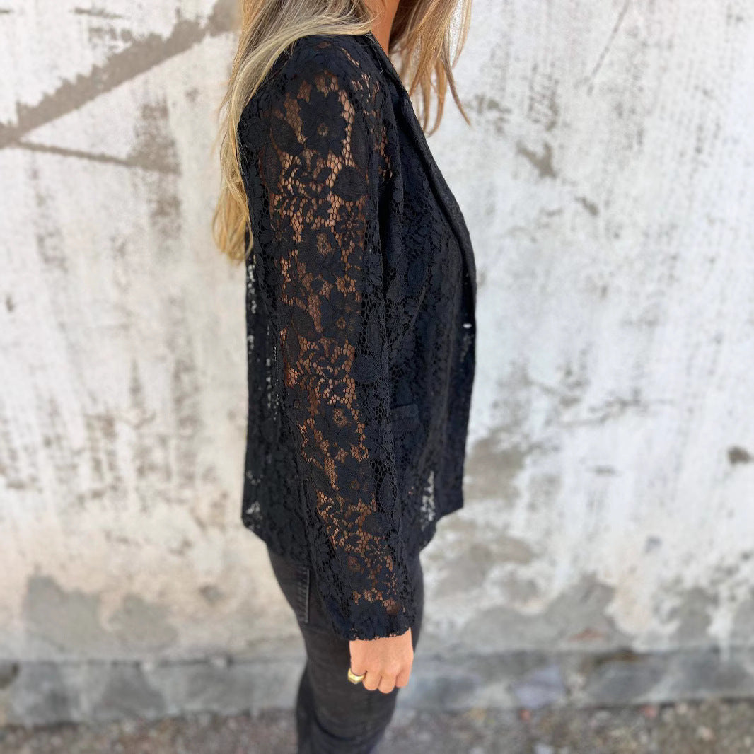 Damernas eleganta spetsblazer Mirla-Eva Jonsson