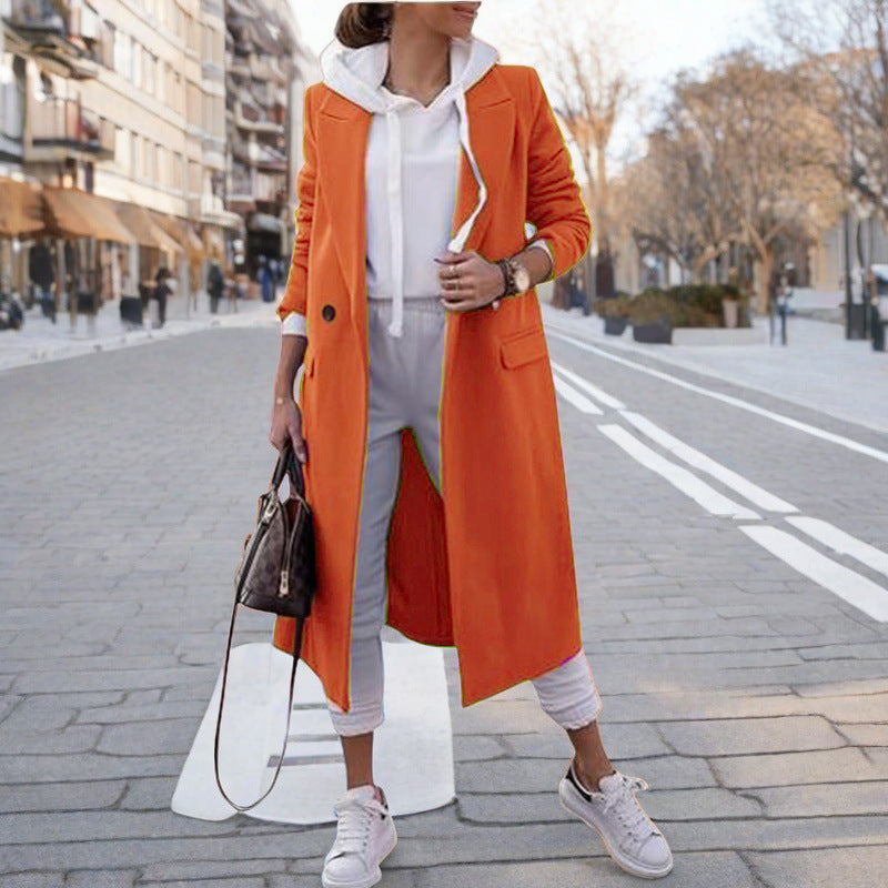 Damernas eleganta trenchcoat med huva Eva Jonsson-Eva Jonsson