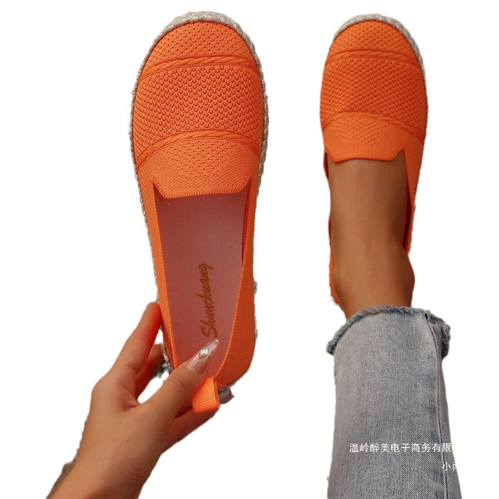 Damernas espadriller med andningsaktiv ovanskiktsstruktur och bekväm sula Mirla-Eva Jonsson