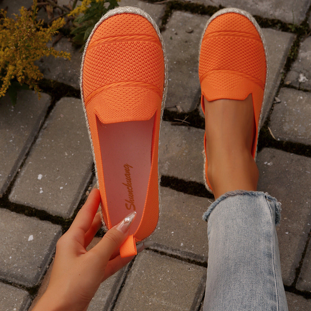Damernas espadriller med andningsaktiv ovanskiktsstruktur och bekväm sula Mirla-Eva Jonsson