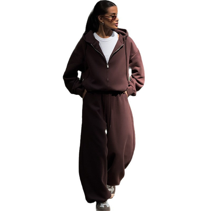 Damernas fashionabla fritids-hoodie-set Mirla-Eva Jonsson