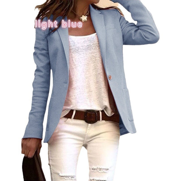 Damernas figursydda blazer med elegant slag Mirla-Eva Jonsson