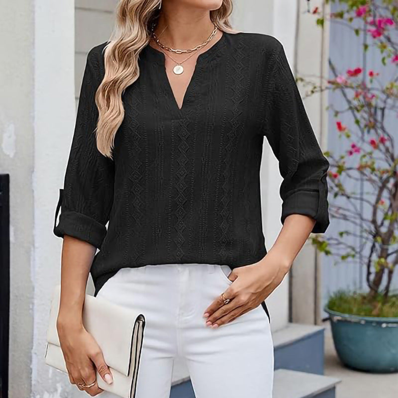 Damernas fina vävda blus Mirla-Eva Jonsson