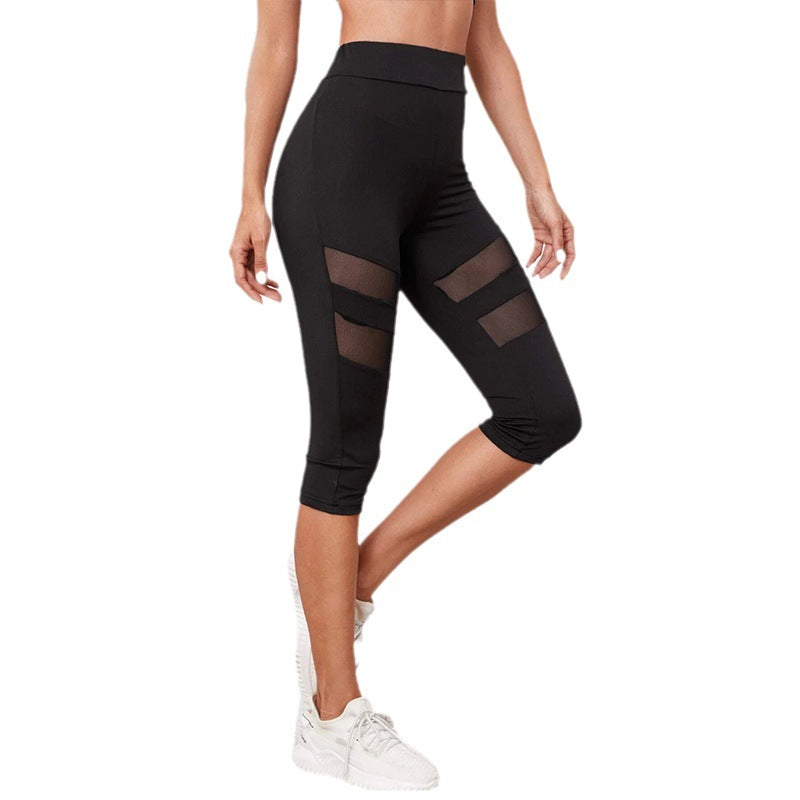 Damernas fitness tights med innovativa mesh-inlägg Mirla-Eva Jonsson