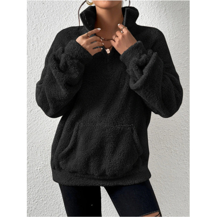Damernas fleece-pullover med hög krage Eva Jonsson-Eva Jonsson