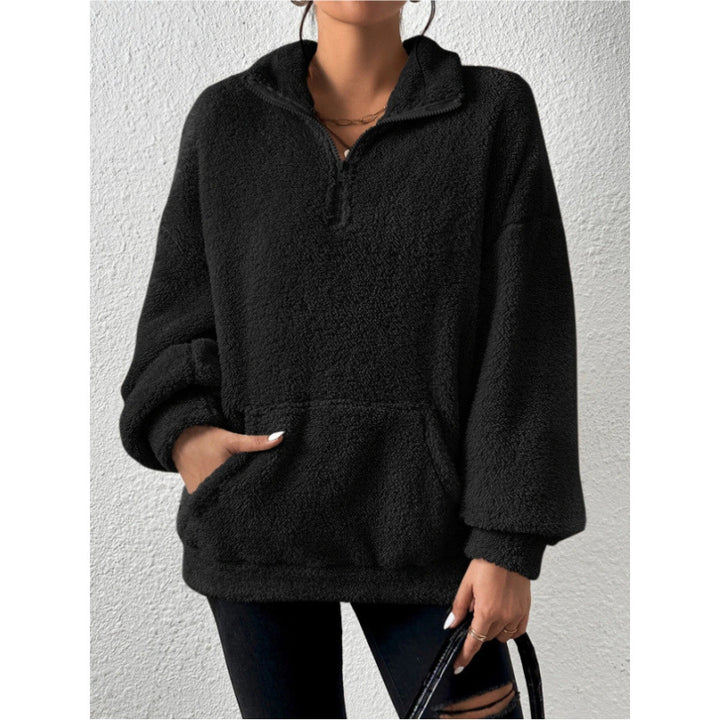 Damernas fleece-pullover med hög krage Eva Jonsson-Eva Jonsson