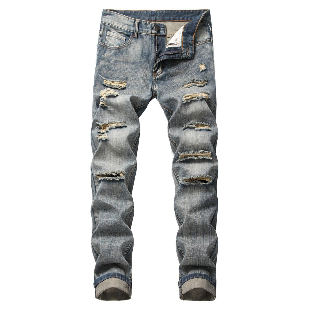 Damernas förstörda jeans med trendig used-look och avslappnad passform Eva Jonsson-Eva Jonsson