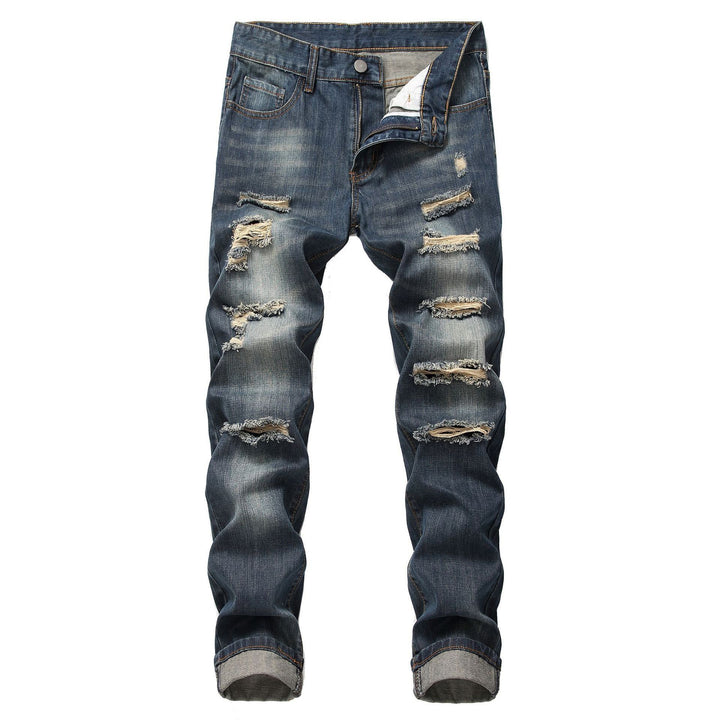 Damernas förstörda jeans med trendig used-look och avslappnad passform Eva Jonsson-Eva Jonsson