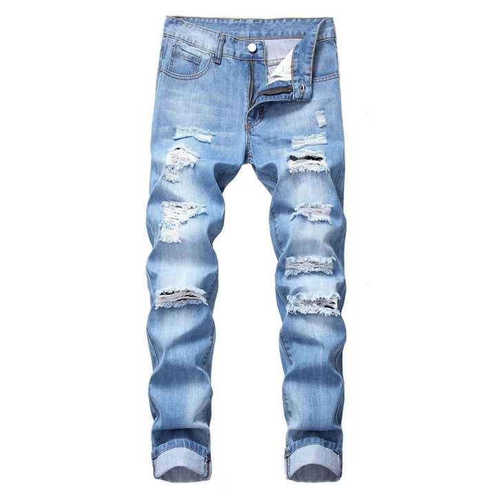 Damernas förstörda jeans med trendig used-look och avslappnad passform Eva Jonsson-Eva Jonsson