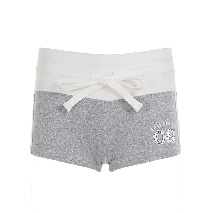 Damernas fritid shorts med elastisk midja och dekorativt knytbälte Mirla-Eva Jonsson