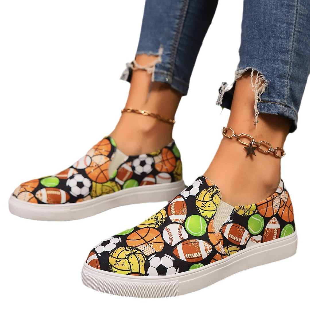 Damernas fritids-sneakers med sportigt motiv Mirla-Eva Jonsson