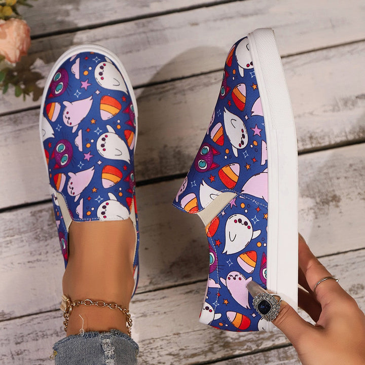 Damernas fritids-sneakers med sportigt motiv Mirla-Eva Jonsson