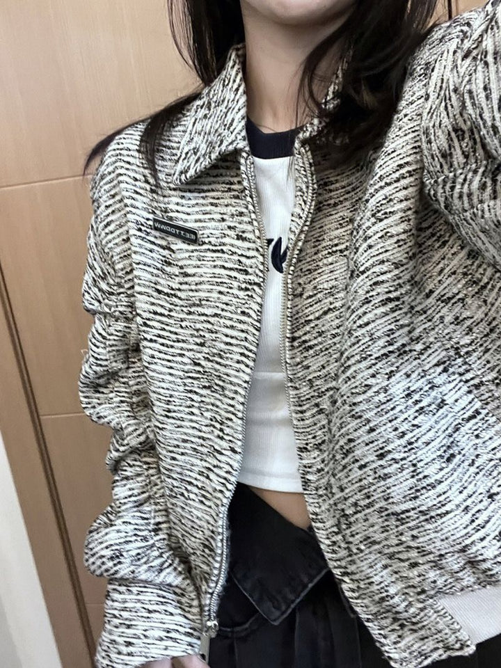 Damernas fritidsjacka med texturerad design Mirla-Eva Jonsson