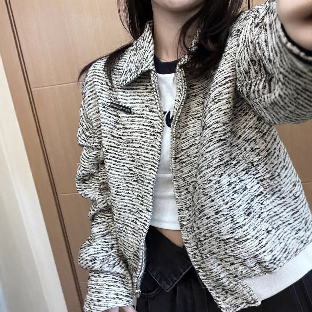 Damernas fritidsjacka med texturerad design Mirla-Eva Jonsson