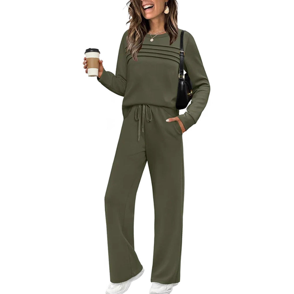 Damernas fritidsloungewear-set med lös passform och moderiktiga accenter Mirla-Eva Jonsson