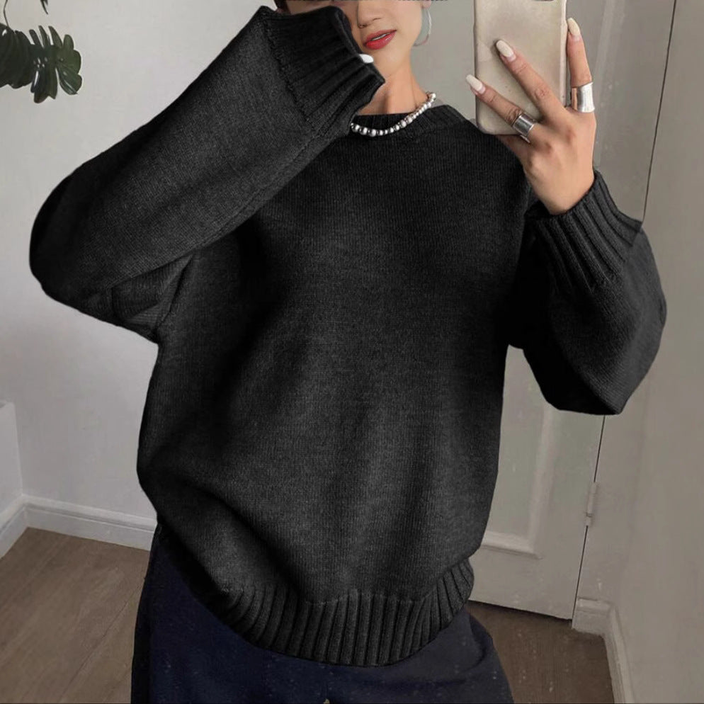Damernas fritidströja med strukturerade ärmar och ribbad fåll Eva Jonsson-Eva Jonsson