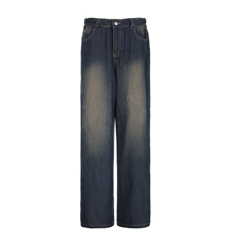 Damernas hög midja avslappnad passform jeans Mirla-Eva Jonsson