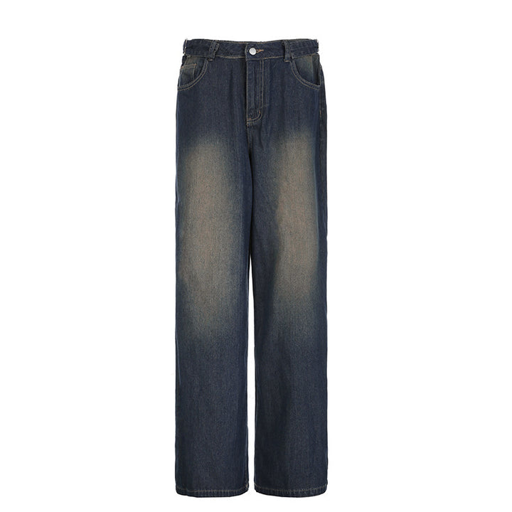 Damernas hög midja avslappnad passform jeans Mirla-Eva Jonsson