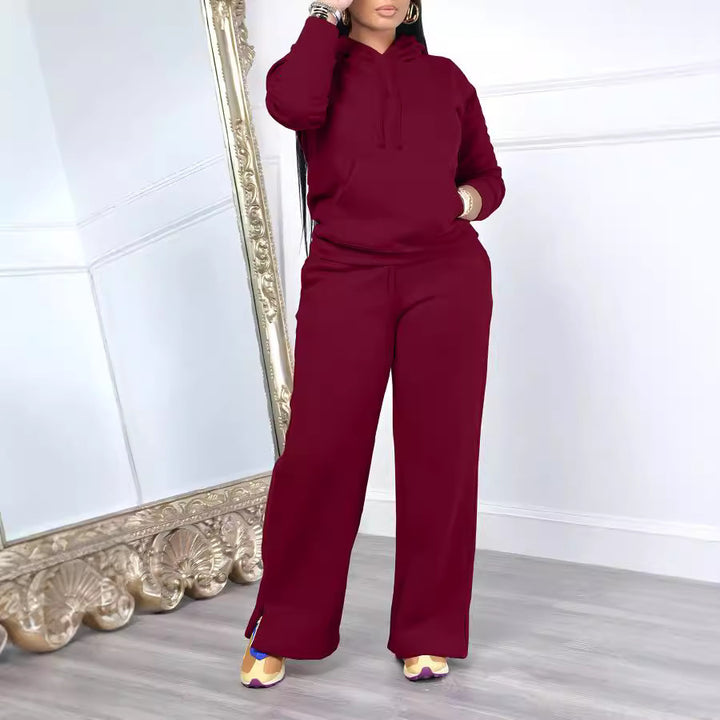 Damernas högkvalitativa sweatshirts och pluderbyxor set Eva Jonsson-Eva Jonsson
