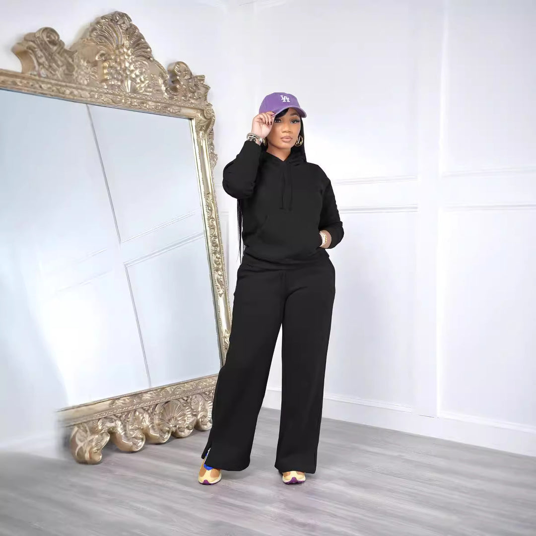 Damernas högkvalitativa sweatshirts och pluderbyxor set Eva Jonsson-Eva Jonsson