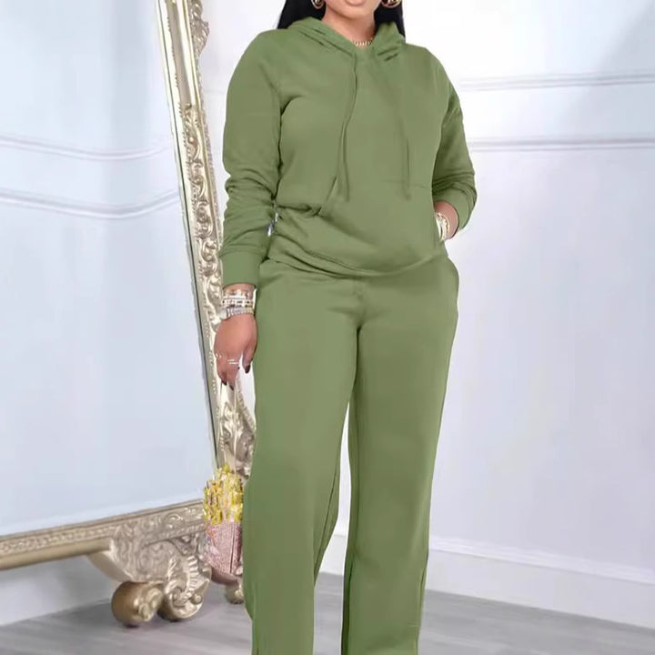 Damernas högkvalitativa sweatshirts och pluderbyxor set Eva Jonsson-Eva Jonsson