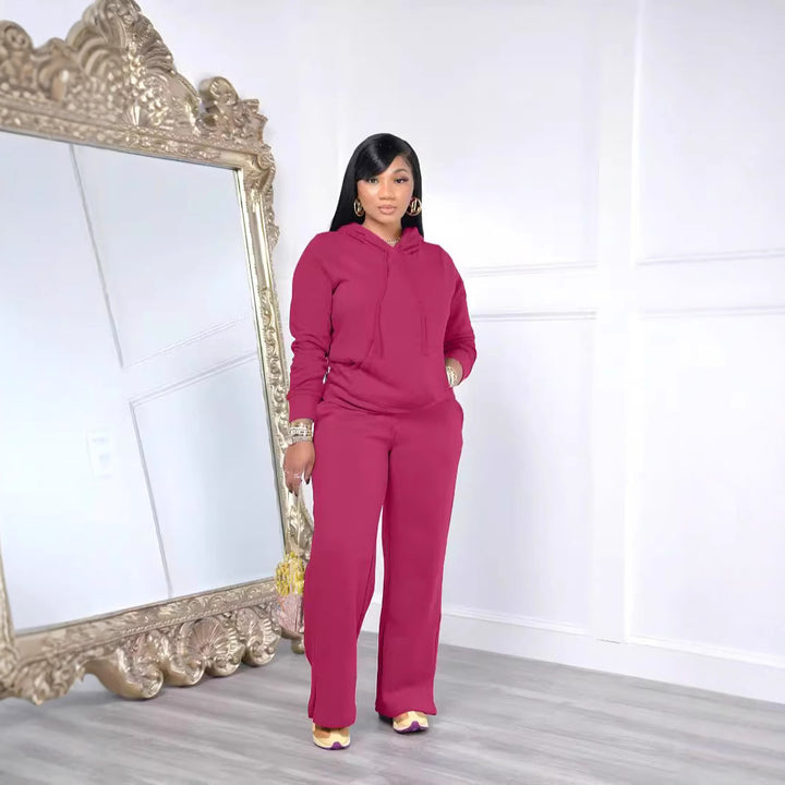 Damernas högkvalitativa sweatshirts och pluderbyxor set Eva Jonsson-Eva Jonsson
