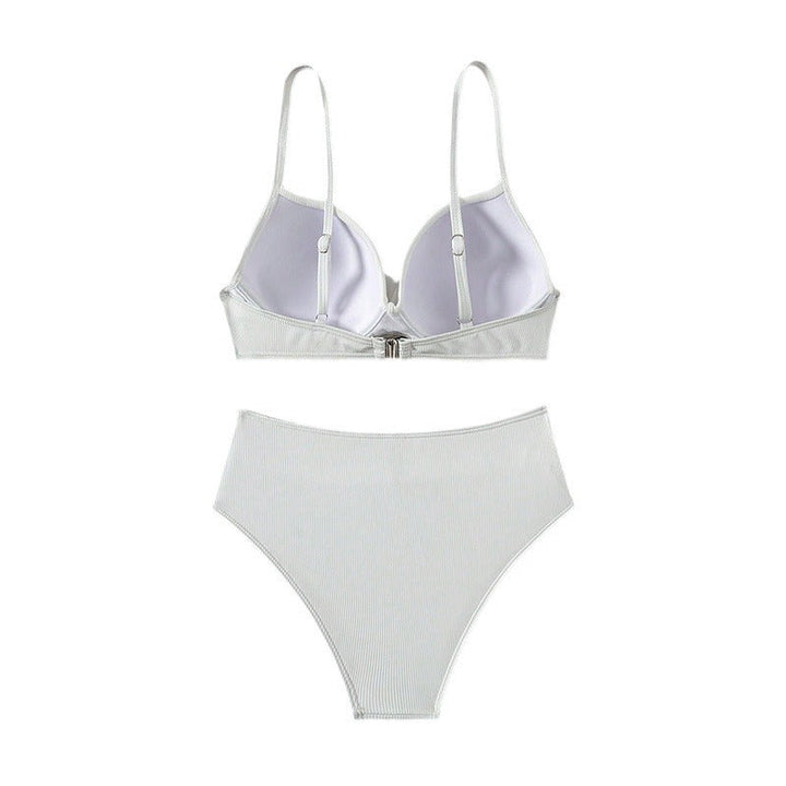 Damernas högmidjade bikini-set med elegant knytdel Mirla-Eva Jonsson