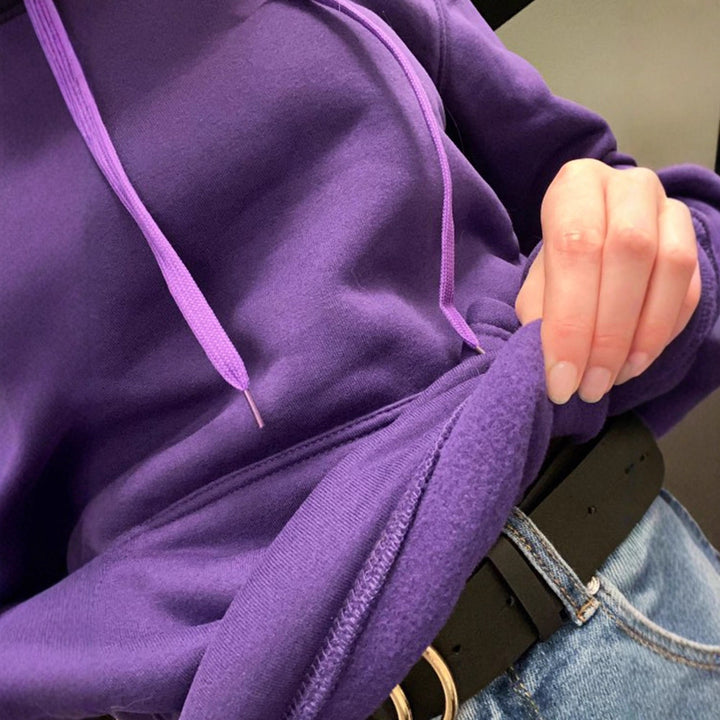 Damernas hooded sweatshirt med känguruficka Mirla-Eva Jonsson