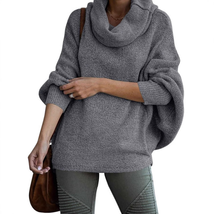 Damernas hoodie av mysigt stickat Eva Jonsson-Eva Jonsson