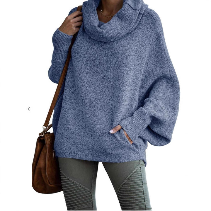 Damernas hoodie av mysigt stickat Eva Jonsson-Eva Jonsson