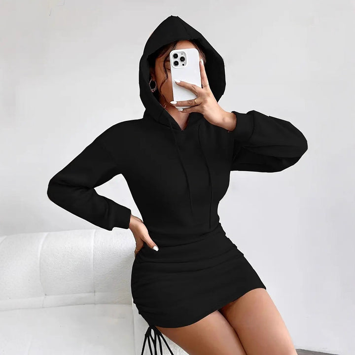 Damernas hoodie-klänning Eva Jonsson-Eva Jonsson