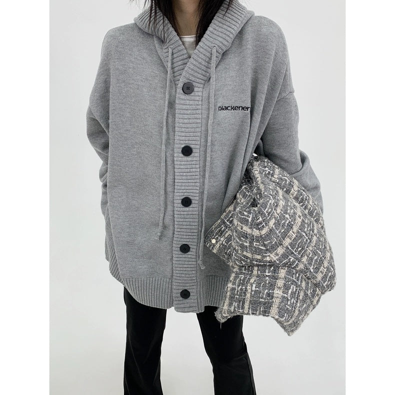 Damernas hoodie med knapplås Mirla-Eva Jonsson