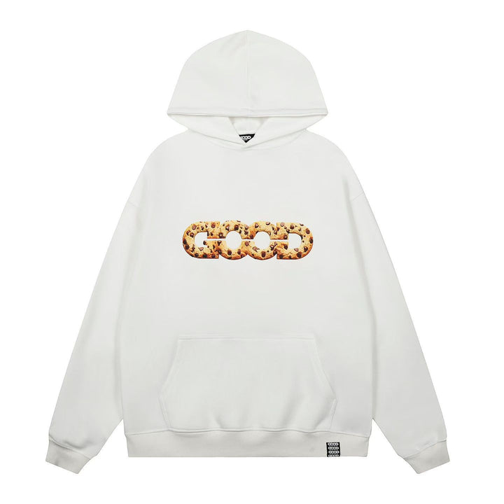 Damernas hoodie med trendig kakdesign Mirla-Eva Jonsson