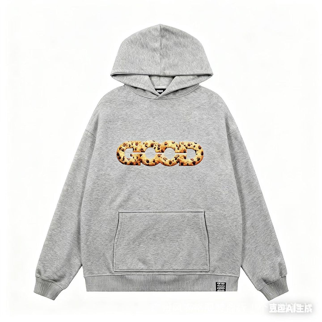 Damernas hoodie med trendig kakdesign Mirla-Eva Jonsson