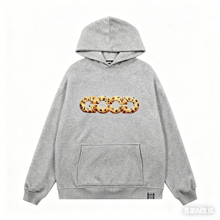 Damernas hoodie med trendig kakdesign Mirla-Eva Jonsson