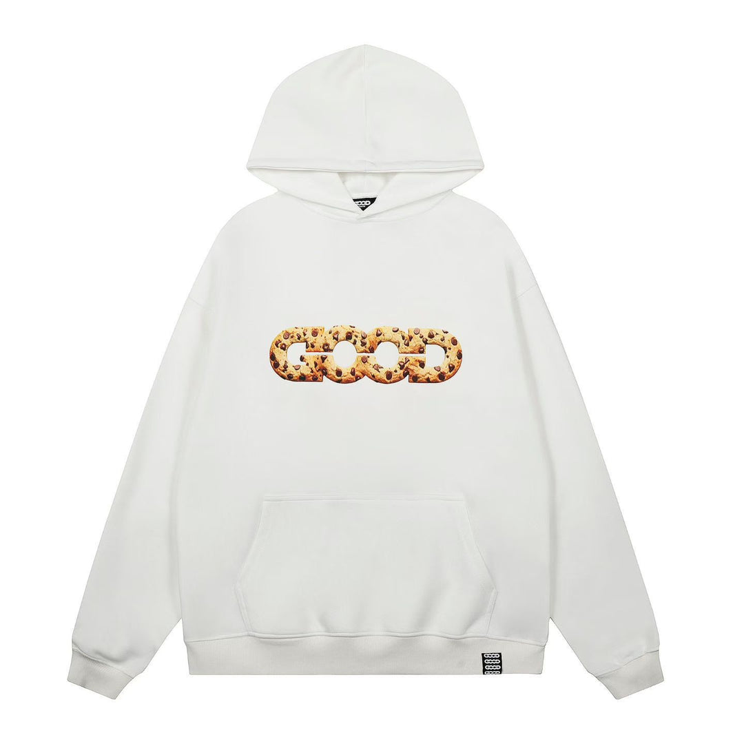Damernas hoodie med trendig kakdesign Mirla-Eva Jonsson