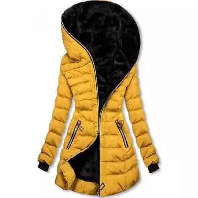 Damernas hoodie med varmt innerfoder Mirla-Eva Jonsson