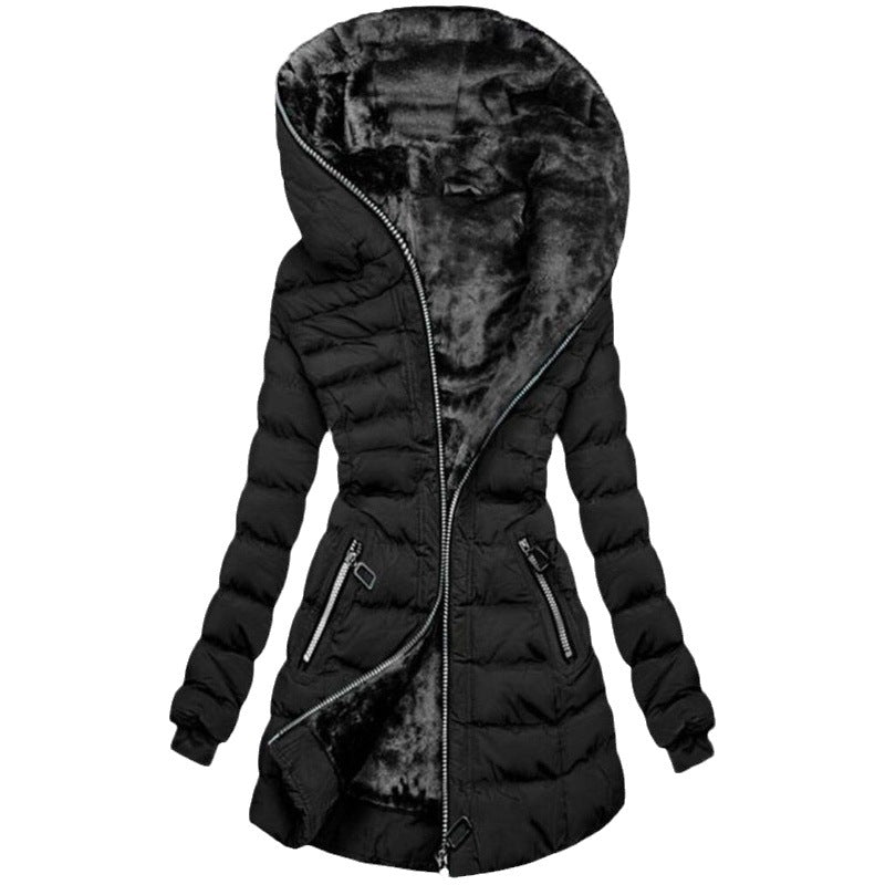 Damernas hoodie med varmt innerfoder Mirla-Eva Jonsson