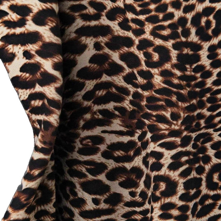 Damernas hoodiejacka med leopardmönster-invändig foder Mirla-Eva Jonsson