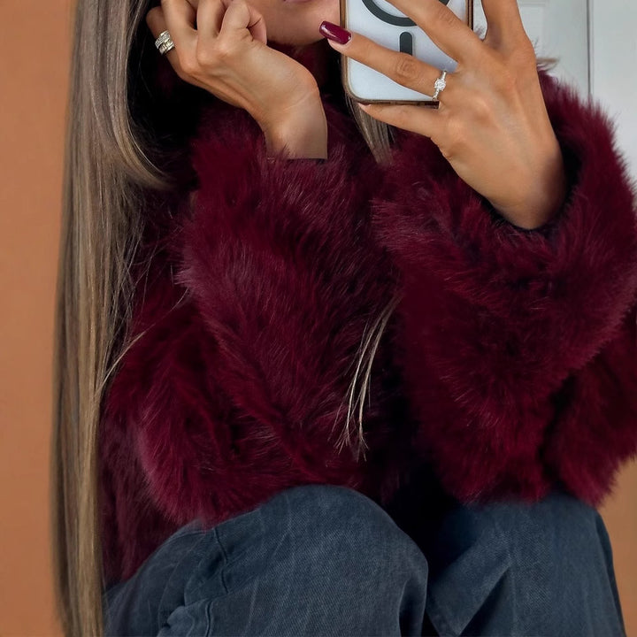 Damernas konstpälsjacka i elegant oversized stil Eva Jonsson-Eva Jonsson