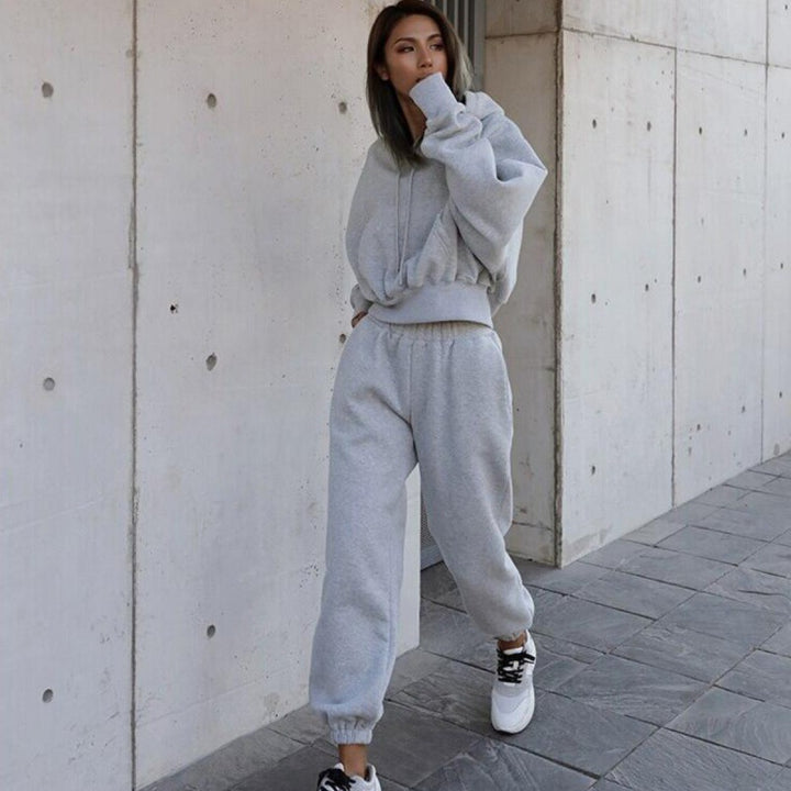 Damernas korta hoodie-set Eva Jonsson-Eva Jonsson