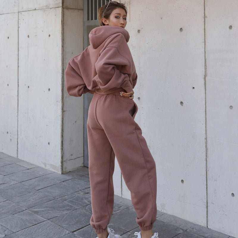 Damernas korta hoodie-set Eva Jonsson-Eva Jonsson