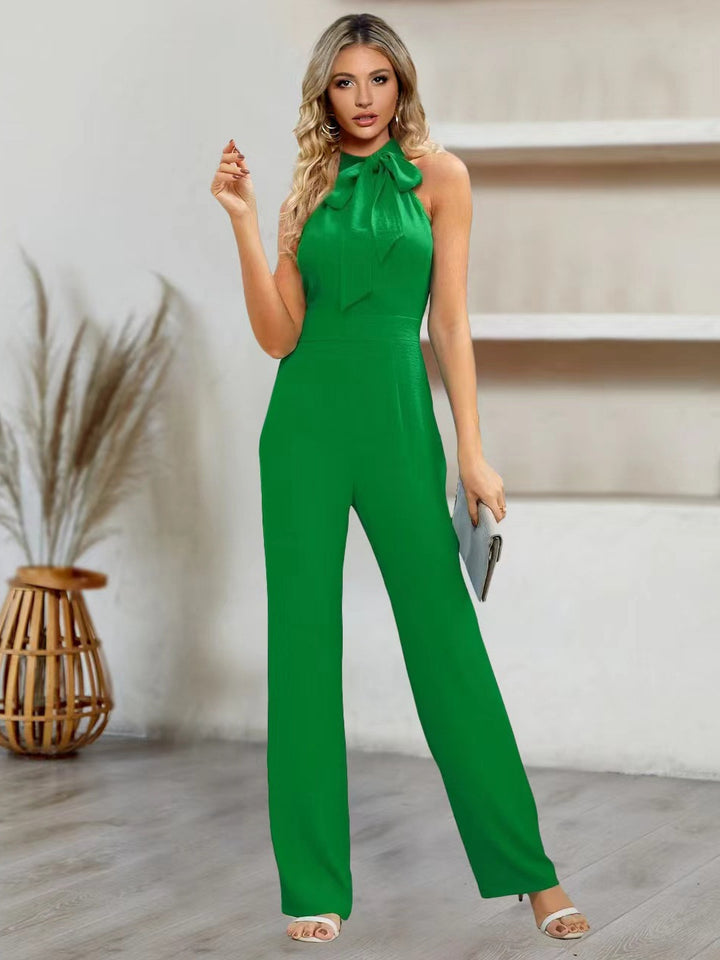 Damernas långärmad jumpsuit med sladdetail Mirla-Eva Jonsson