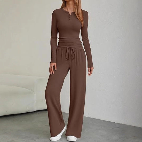 Damernas långärmad lounge-set med justerbar midjestropp Eva Jonsson-Eva Jonsson