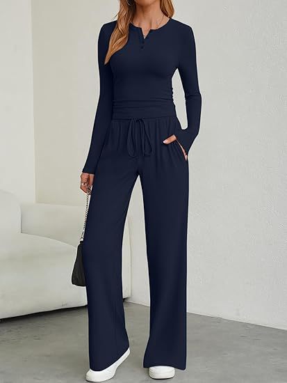 Damernas långärmad lounge-set med justerbar midjestropp Eva Jonsson-Eva Jonsson