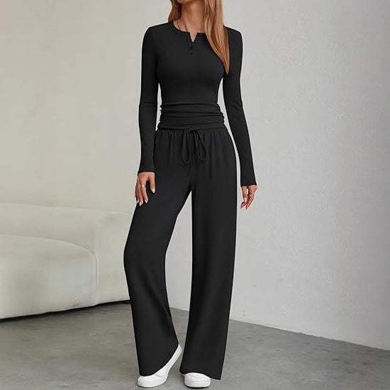 Damernas långärmad lounge-set med justerbar midjestropp Eva Jonsson-Eva Jonsson