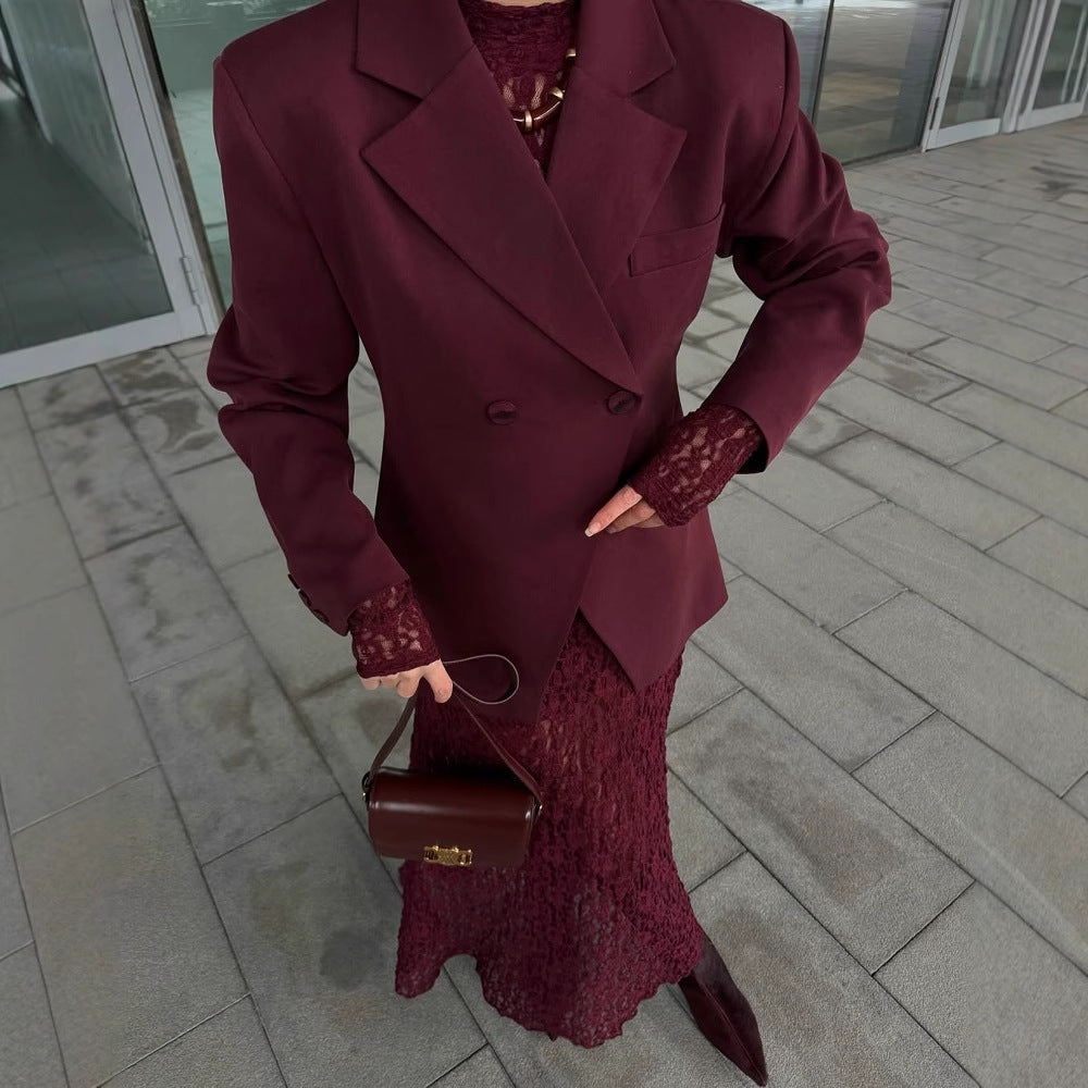 Damernas långärmad spetsklänning Eva Jonsson-Eva Jonsson